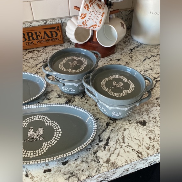 NWT BRAND NEW. Temptations Soup and Sandwich Bowl & Plate Set - Picture 2 of 8